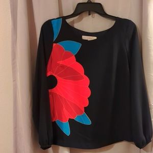 Flower Blouse top(Ann Taylor Loft)